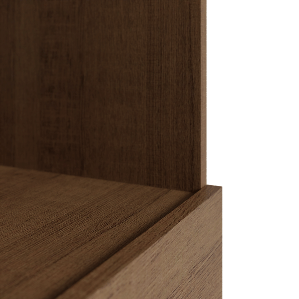 Bajo Mesada para Horno/Microondas 70 x 60 cm 1 Cajón (Sin Mesada) Marrón Madesa
