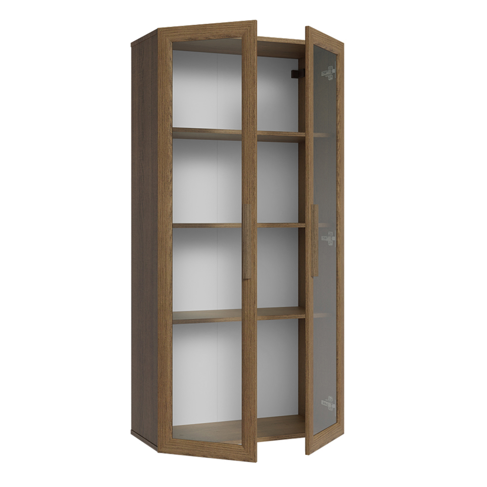 Cristalero Madesa 2 Puertas 70 cm sin Patas MM