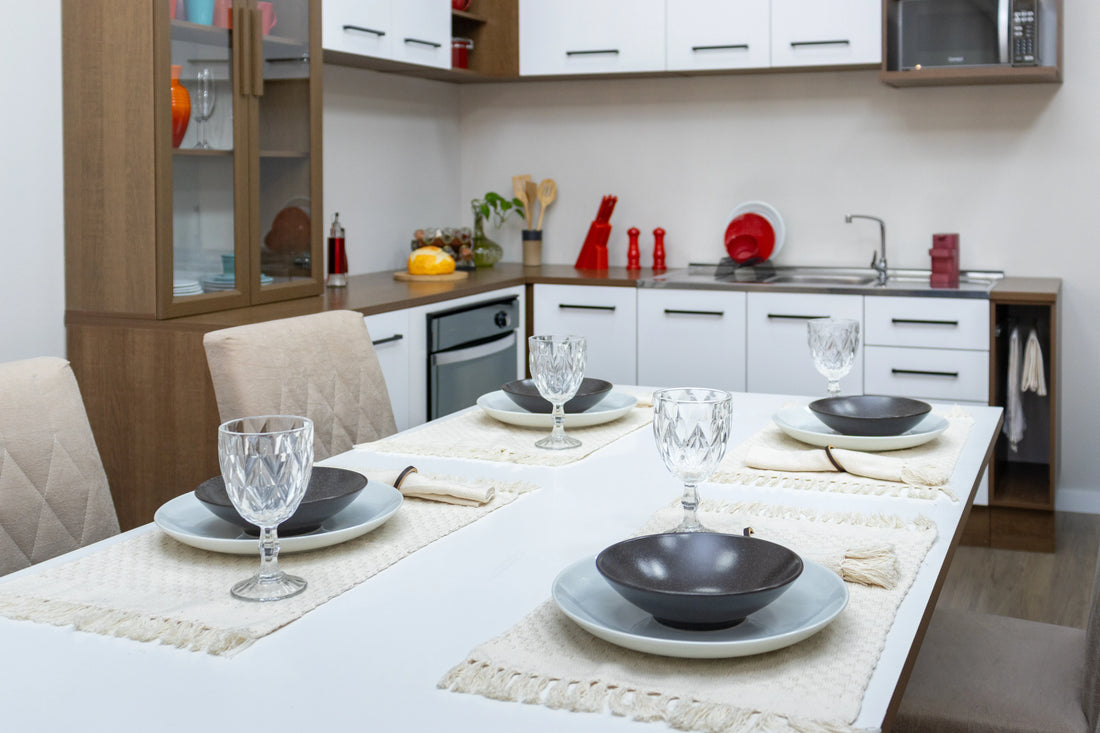 Cocina y comedor blanco Madesa