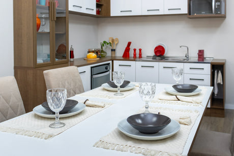 Cocina y comedor blanco Madesa