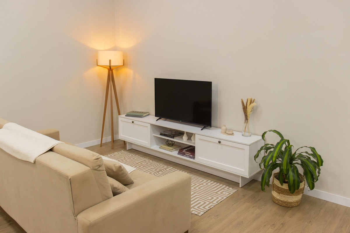 Panel de TV o rack: cuál conviene para tu living