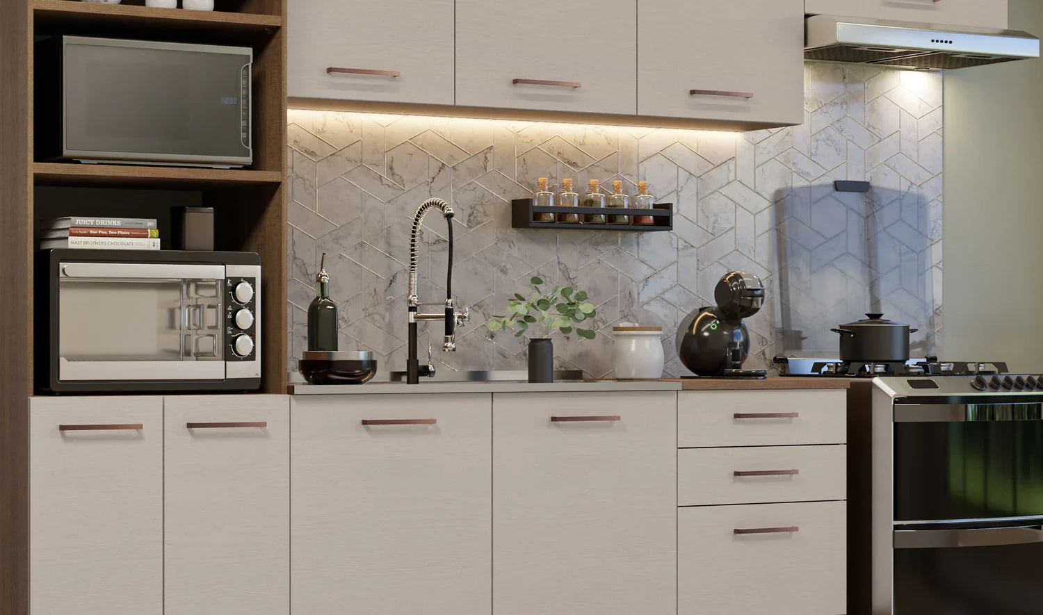 Cocina Madesa Agata para Electrodomésticos Indispensables