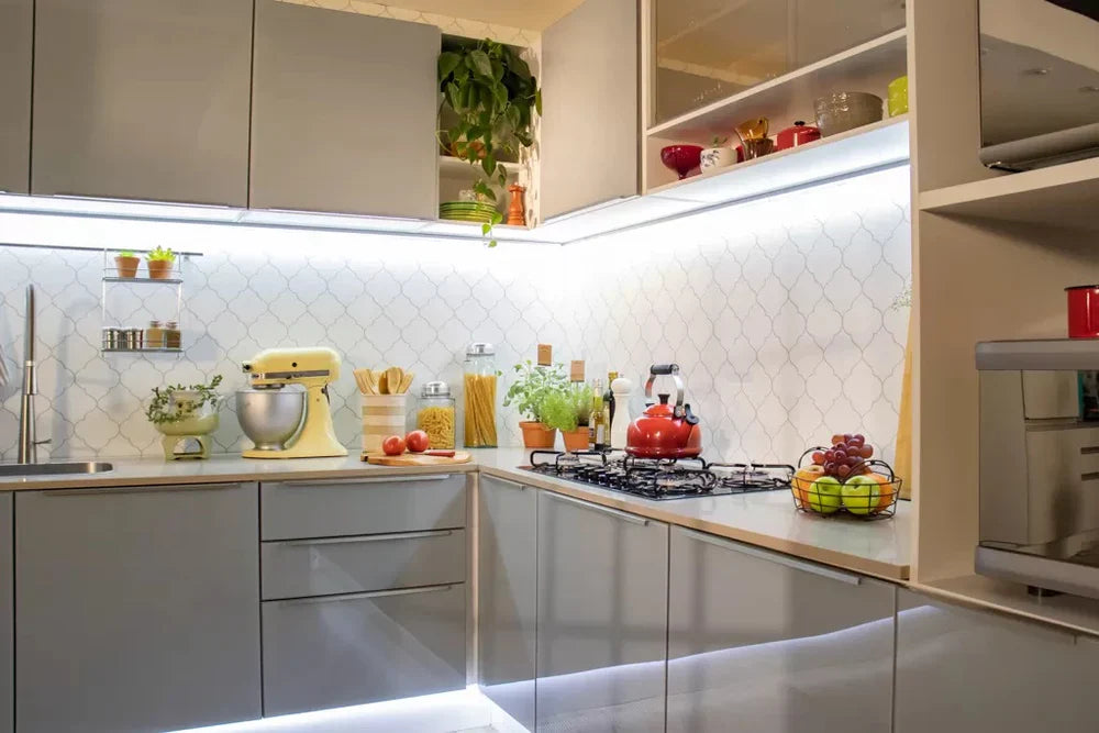 Modelo de Cocina con línea Lux Gris