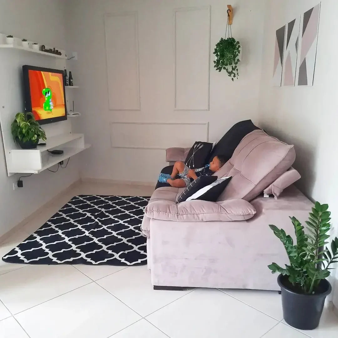 Living con panele de tv