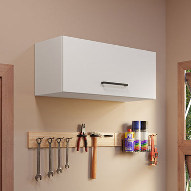 Alacena Multiuso 80 cm 1 Puerta Rebatible Blanco Agata Madesa