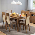 Juego de Comedor Honduras Mesa Rectangular Tapa de Madera con 6 Sillas Madesa
