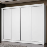 Ropero Placard Madesa Montana 4 Puertas Blanco