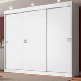 Ropero Placard Madesa Napoli 3 Puertas Blanco