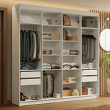 Placard Closet 4 Cajones 216 cm Blanco Venus Madesa