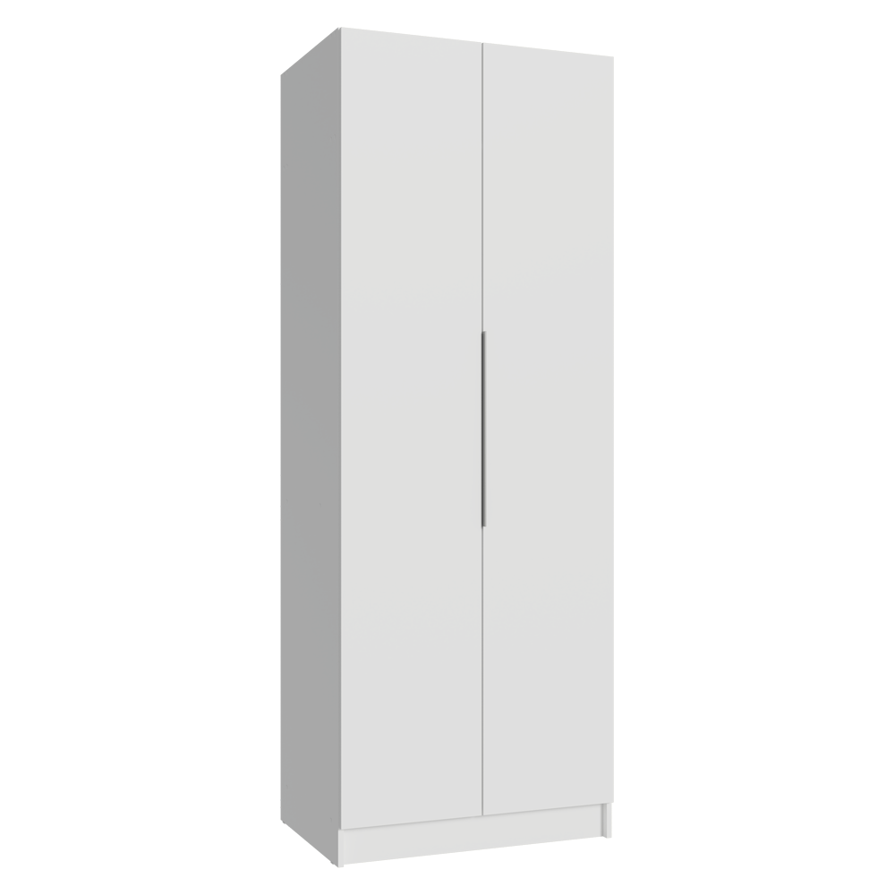 Placard Modular 2 Puertas 4 Cajones 1 Perchero Blanco Neo Madesa