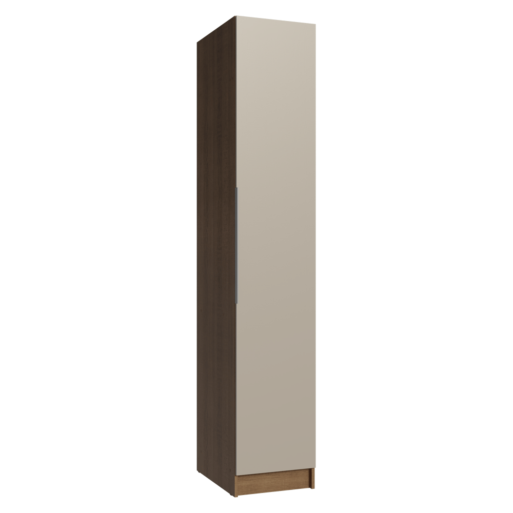 Placard Modular 1 Puerta Marrón/Crema Neo Madesa
