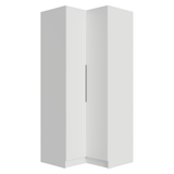 Placard Modulado de Esquina 190 cm 2 Puertas Neo Blanco