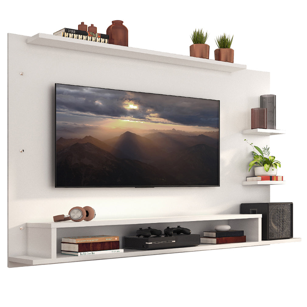 Panel de TV Hasta 60 Pulgadas 180 cm Blanco Alfa Madesa