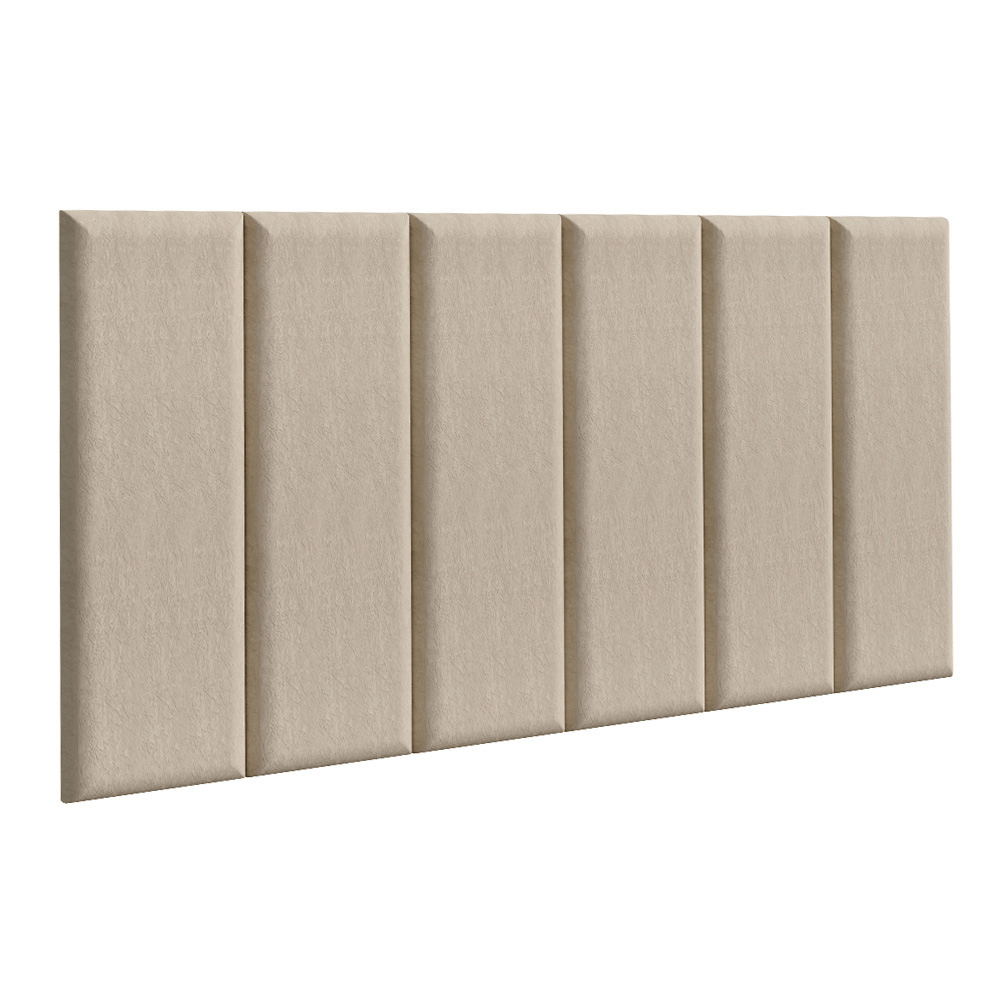 Respaldo Tapizado Modular Combo 6 Piezas para Camas Individual Imperial Madesa