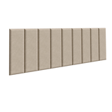 Respaldo Tapizado Modular Combo 9 Piezas para Camas hasta Matrimonial/Queen Imperial Madesa