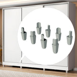 Kit con 8 Patas de PVC para Placards Royale, Reno e Austin Madesa