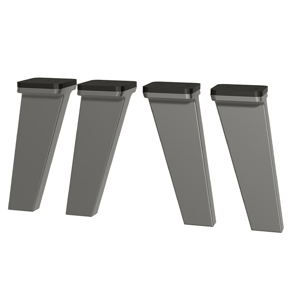 Kit con 4 Patas de Polipropileno para Cocinas Nice Gris Madesa