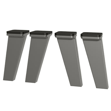 Kit con 4 Patas de Polipropileno para Cocinas Gris Nice Madesa