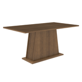 Mesa de Comedor Rectangular Tapa de Madera Marrón Tablero de Madera 5364 Madesa