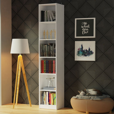 Estante Multiuso para Libros 37 cm Blanco Madesa