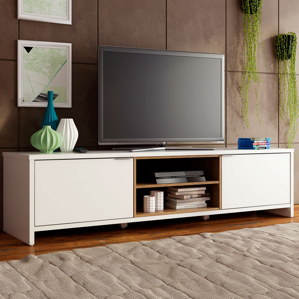 Rack para TV Metz Hasta 75 Pulgadas Blanco