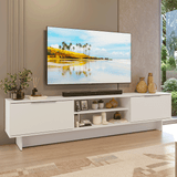 Rack para TV hasta 80 Pulgadas 218 cm 2 Puertas Blanco Stella Madesa
