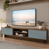 Rack para TV hasta 80 Pulgadas 218 cm 2 Puertas Marrón/Gris Lux Madesa