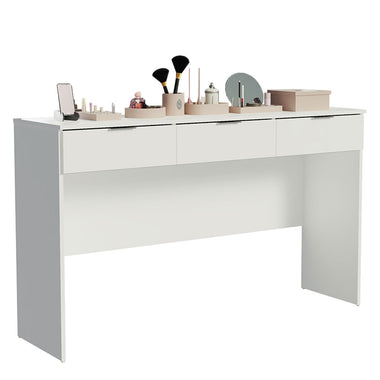 Tocador 136 cm 3 Cajones Blanco Madesa