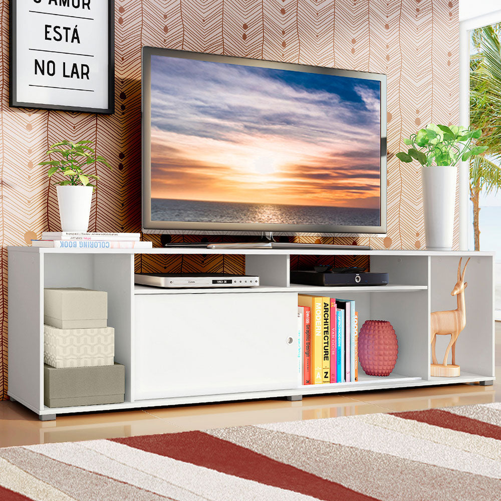 Rack para TV hasta 65 Pulgadas Madesa Cancun Blanco