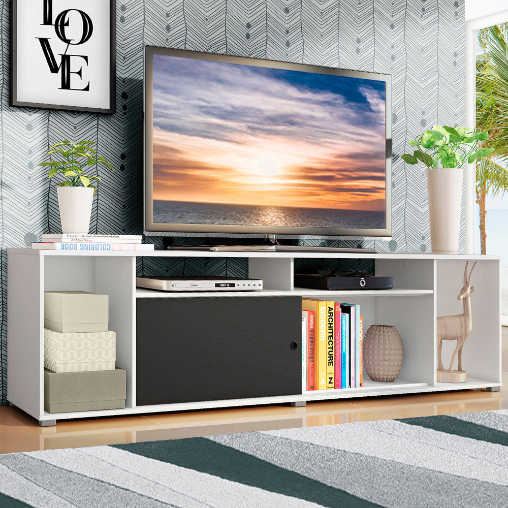 Rack para TV hasta 65 Pulgadas Madesa Cancun Blanco/Negro