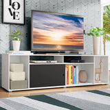 Rack para TV hasta 65 Pulgadas Madesa Cancun Blanco/Negro