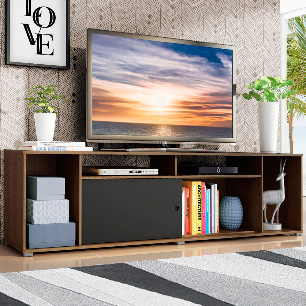Rack para TV hasta 65 Pulgadas Madesa Cancun Marrón/Negro