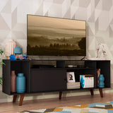 Rack para TV hasta 65 Pulgadas Madesa Cancun con Patas Negro