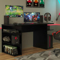 Escritorio Gamer 136 cm Negro Madesa