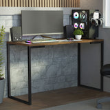 Mesa de Escritorio Industrial 120cm Marrón Madesa