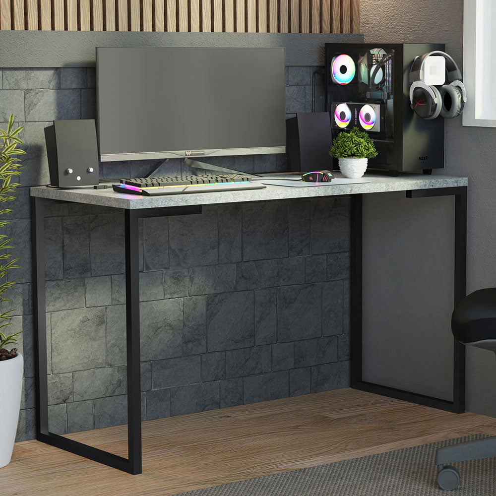 Mesa de Escritorio Industrial Gris 120cm Mood Madesa