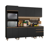 Combo completo de Cocina 250cm Reims Negro