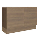 Bajo Mesada Cocina 120 x 60 cm 2 Puertas (Con Mesada) Marrón Stella Madesa