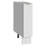 Especiero 20 cm X 60 cm, 1 puerta (Sin Mesada) Blanco aterciopelado Lux Madesa