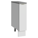Especiero 20 cm X 60 cm, 1 puerta (Con Mesada), Blanco aterciopelado Lux Madesa