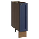 Bajo Mesada Especiero 20x60 cm 1 Puerta (Sin Mesada) Marrón/Azul Vik