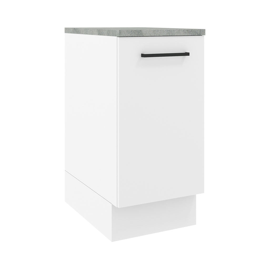 Bajo Mesada Cocina 35 x 60 cm 1 Puerta (Con Mesada) Blanco Agata Madesa