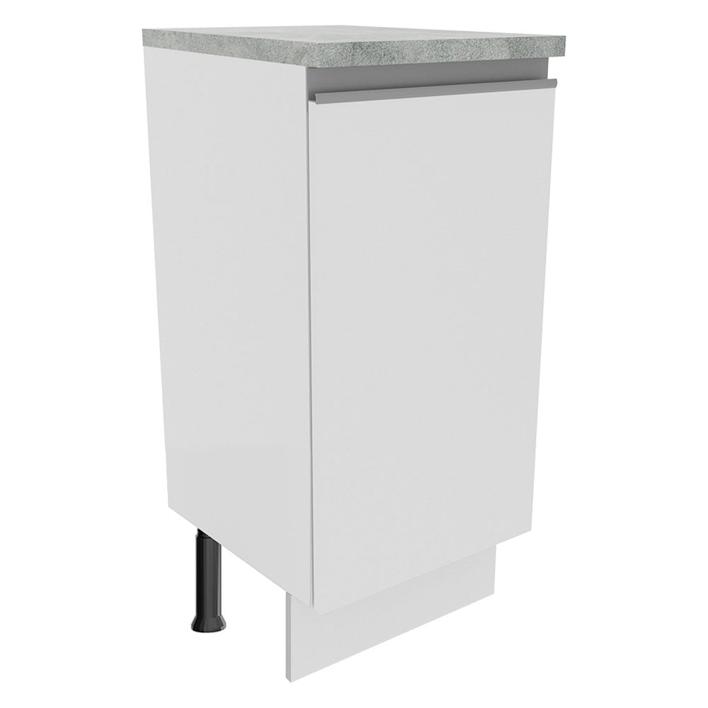 Bajo Mesada Madesa Glamy 35 x 60 cm 1 Puerta (Con Mesada) Blanco