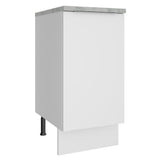 Bajo Mesada Cocina 35 x 60 cm 1 Puerta (Con Mesada) Blanco Stella Madesa