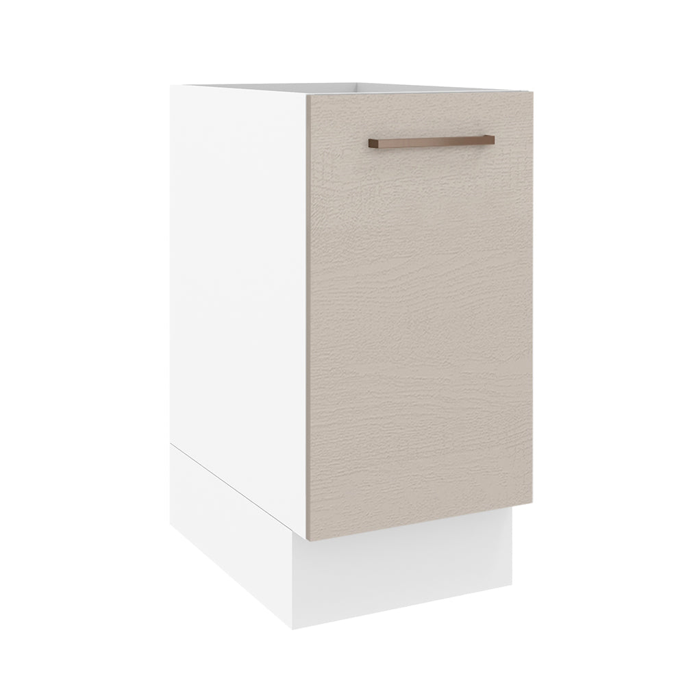 Bajo Mesada Cocina 35 x 60 cm 1 Puerta (Sin Mesada) Blanco/Crema Agata Madesa