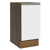 Bajo Mesada 35 x 60 cm, 1 Puertas (Sin Mesada) Glamy Marrón/Blanco