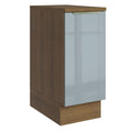 Bajo Mesada 35 x 60 cm 1 Puerta (Con Mesada) Marrón/Gris Lux Madesa