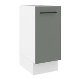 Bajo Mesada Cocina 35 x 60 cm 1 Puerta (Sin Mesada) Blanco/Gris Agata Madesa