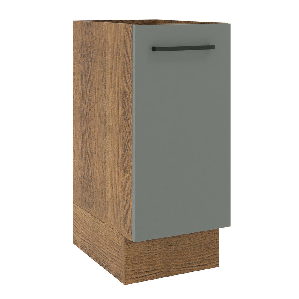 Bajo Mesada Cocina 35 x 60 cm 1 Puerta (Sin Mesada) Marrón/Gris Agata Madesa