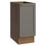 Bajo Mesada de Cocina 35 x 60 cm 1 Puerta (Sin Mesada) Marrón/Gris Vik Madesa